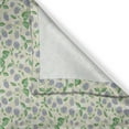 thumbnail image 3 of Ambesonne Botanical Kitchen Curtains, Garden Blossoms Leaves, 55"x45", Lavender Blue Fern Green, 3 of 3