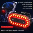 thumbnail image 3 of LED bicicleta luz trasera impermeable ciclismo bicicleta advertencia luces traseras (rojo) Likrtyny Para estrenar, 3 of 9