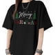 thumbnail image 1 of T Shirts for Womens Christmas Tree Snowflakes Short Sleeve Graphic Tees Loose Fit T-Shirt Cotton Casual Tops, 1 of 8