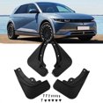 thumbnail image 3 of 4Pcs Black Splash Guards Mud Flaps Guards Auto Black Plastic Mudguards Fender Reolacemrnt For Hyundai Ioniq 5 +, 3 of 5