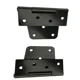 thumbnail image 2 of Bisagras de puerta extra pesadas en negro, hierro forjado negro resistente al óxido con tornillos de acero inoxidable, 2 of 4