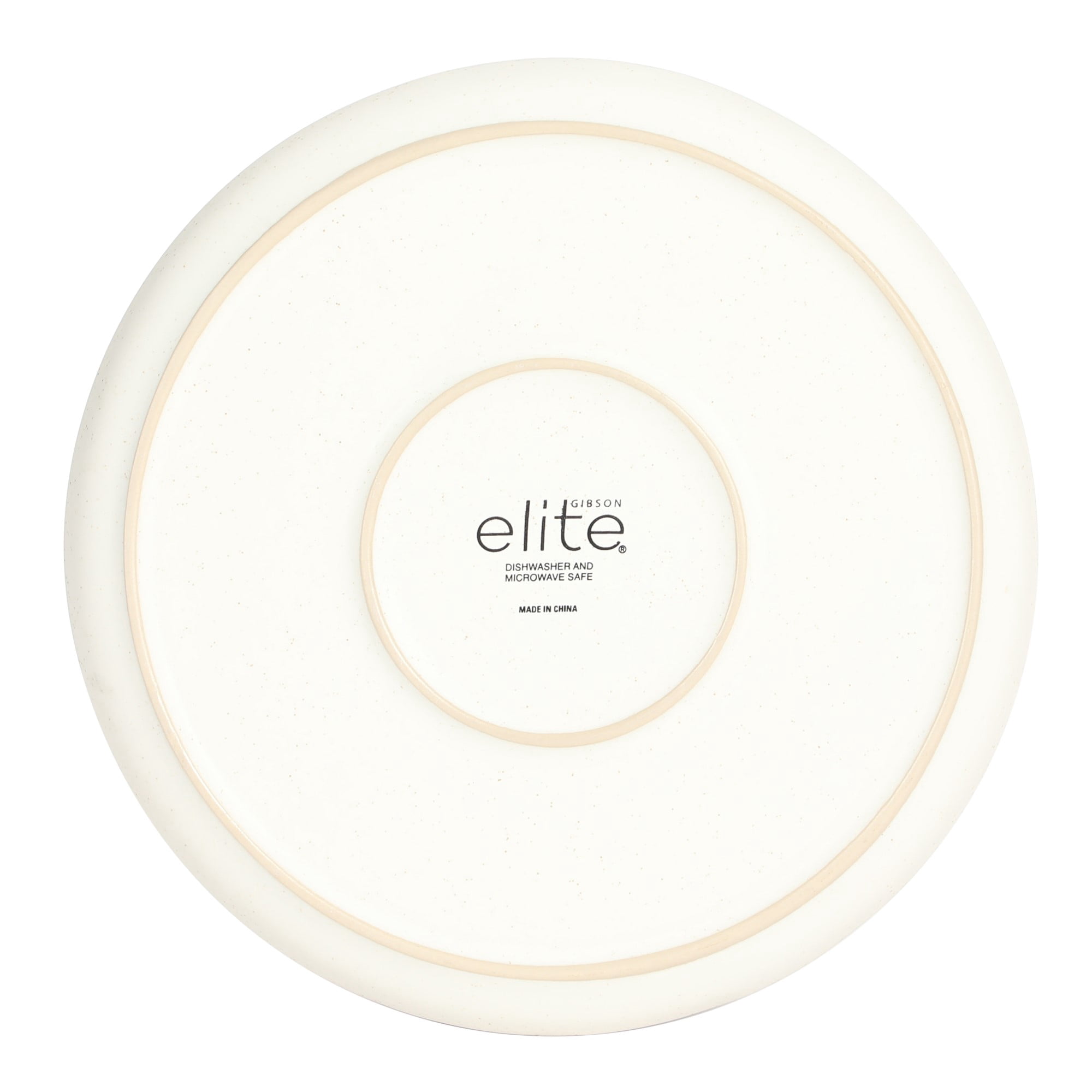 Gisbon Elite Butterwick 12 Piece Plates and Bowls Stoneware Dinnerware Set - Brown Blush Pink Reactive Glaze Patterned Dishes - Microwave and Dishwasher Safe