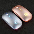 thumbnail image 3 of braveheart LED Wireless Mouse Cordless Optical Mice For PC Laptop Computer 2.4GHz Games rose gold 1Set, 3 of 6