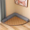 thumbnail image 4 of Estera de Enfriamiento triangular para mascotas, almohadilla de enfriamiento antideslizante, Estera para dormir de verano lavable desmontable con almohada elevada para cajas de, 4 of 7