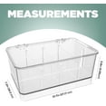 thumbnail image 3 of Kichly 1 Pack Tea Bag Organizer - Stackable Acrylic Tea Bag Organizer with Clear Plastic Storage for Kitchen & Pantry, Perfect for Coffee Packets, Sugar, Snacks, Herbs, and Spices (Clear), 3 of 8