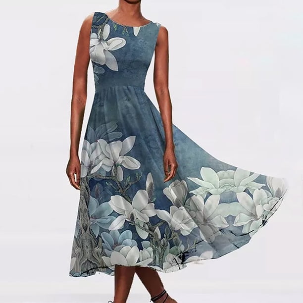 VKEKIEO Wedding Guest Dresses for Women,Sleeveless Party Dress,for