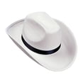 thumbnail image 1 of Sombrero de vaquero Salvador Blanco Negro para hombres y Mujeres, 1 of 10