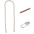 thumbnail image 3 of Unique Bargains 1 Pc Reusable Handbag Strap for Office Light Brown PU Metal, 3 of 5