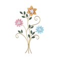 thumbnail image 1 of Decoración de pared de metal con diseño floral, detalles de arte de pared de hierro, regalos, esculturas de pared colgantes modernas, decoraciones de Estilo A, 1 of 8
