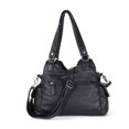 thumbnail image 2 of JM Bolso de mano para mujer, bolso grande multibolsillos de piel sintética suave, bolso mensajero para mujer, bolso de hombro, bolsos para mujer JM, 2 of 5