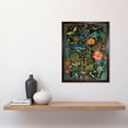 thumbnail image 2 of Birds and Butterflies Modern Flower Art Nouveau Art Print Framed Poster Wall Decor 12x16 inch, 2 of 5