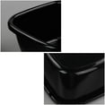 thumbnail image 3 of 3-Pack 16 Quart Black Plastic Dishpans for Home Use, 3 of 6