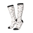 thumbnail image 2 of Fotbe Dachshund Dog print Women's Men's Novelty Crew Socks Cotton Socks Knee High Socks for Walking,Running,Nurses,Pregnancy, 2 of 9