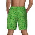 thumbnail image 3 of Kdxio St Patrick'S Day Print Men'S Swim Trunks With Compression Liner 7 Inch Inseam Quick Dry Swim Shorts, 3 of 7