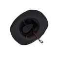 thumbnail image 3 of Gustave Straw Cowboy Hat for Women Men Western Cowgirl Sun Hat Wide Brim Summer Beach Hat with Windproof Chin Strap - Black, 3 of 7
