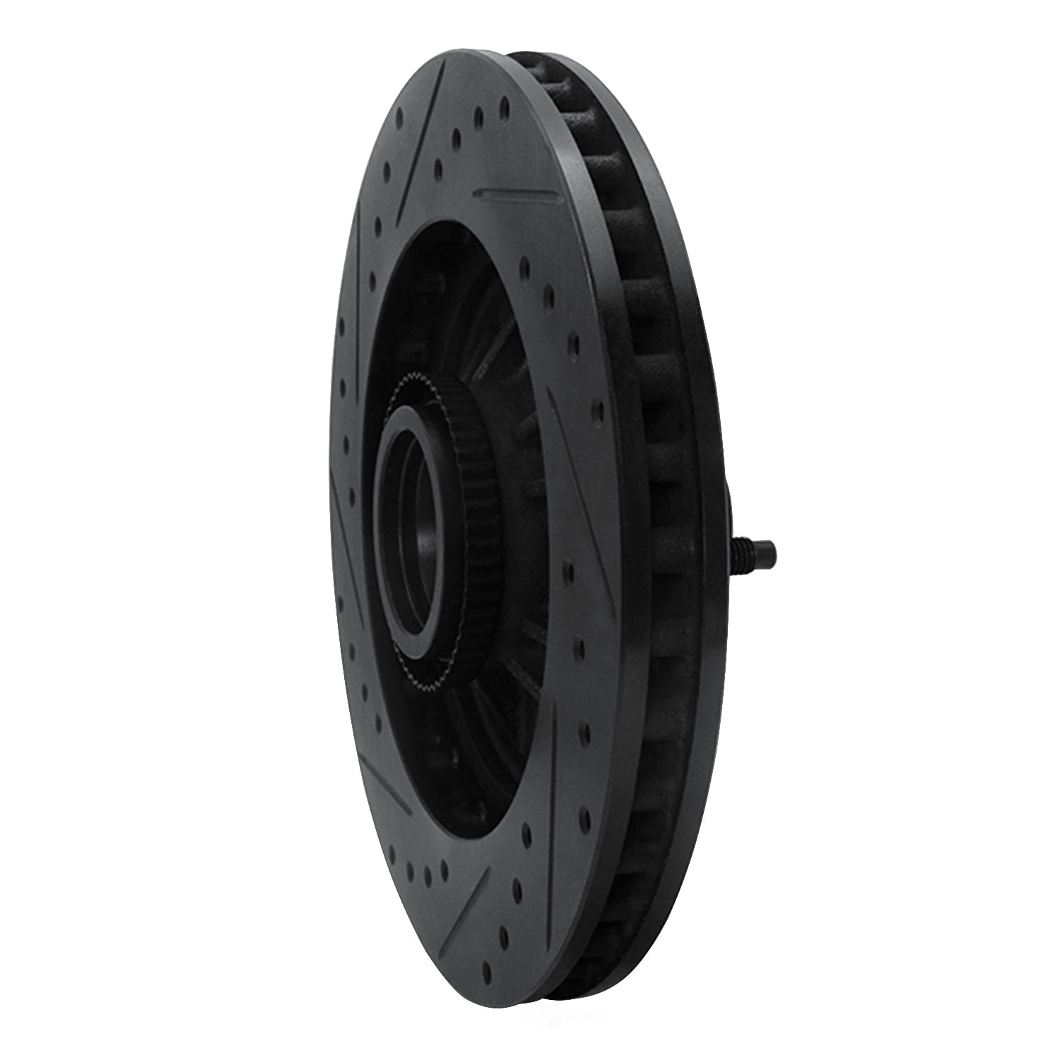 Dynamic Friction Company 633-54153R DFC Brake Rotor - Drilled And Slotted - Black