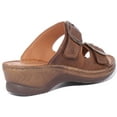 thumbnail image 3 of Josef Seibel Catalonia 76 Women's Leather Mule Sandal In Brown Size 8.5, 3 of 6