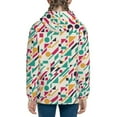 thumbnail image 4 of Hoodies for Teen Girls Boys - colorful spots A Warm Boys' Fashion Zip Up Hoodies & Sweatshirts, Boys Girls Kids Clothes Size 10-12 Youth Pullover with Kangaroo Pocket, 4 of 5