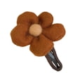 thumbnail image 3 of Pinza de pelo de flor grande, pinza de de , horquillas de moda, accesorios para el cabello, pasador para peinado, boda, damas femeninas , marrón Hugo grandes pinzas para el cabello, 3 of 9