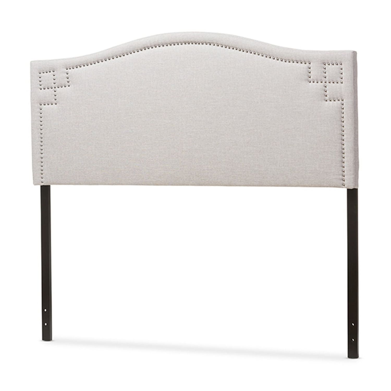 Aubrey Upholstered Queen Headboard in Dark Gray