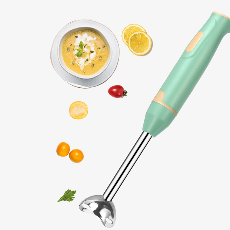 Hand Blender Kitchen Food Vegetable Grinder Food Mixer Purees Smoothies Shakes Sauces Soups Sage US Plug Green