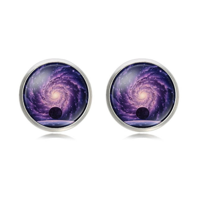 Personnalité 2PCS Mode Éblouissante Chemise Manchette Liens Argent Initiale Ronde Mariage Boutons de Manchette