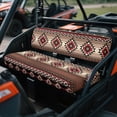 thumbnail image 3 of HUIACONG Western Aztec UTV Seat Covers Waterproof Comfortable 2 PSC UTV Seat Covers Non-Slip Soft Fit for Kawasaki Mule 3000 3010 3020, 3 of 7