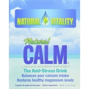 Natural Vitality, Natural Calm plus Magnesium Drink Powder, 30 count