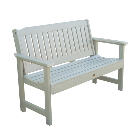 Highwood Lehigh 4ft Garden Bench - 2-Person, Eco-friendly, Synthetic Wood