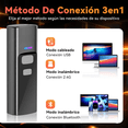 thumbnail image 4 of Escáner Lector Códigos Barras Inalambrico Bluetooth Portátil Malubero, Negro, 4 of 5
