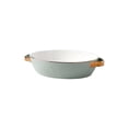 thumbnail image 1 of Household Microwave Oven Baking Cheese Bowl Golden Edged Baking Tray Rectangular Baking Pan, 1 of 3