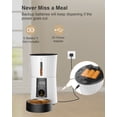 thumbnail image 6 of Petory Smart Wi-Fi 4L Automatic Cat Feeder with Voice Recorder for Cats and Small Dogs, 6 of 7