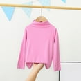 thumbnail image 5 of Size 6Months-7Years Girls Fashion Tops Long Sleeve Shirts Casual Fitted Tee Shirts Solid Color Fall Winter Basic Clothes, 5 of 5
