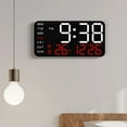 thumbnail image 3 of Stylish Electronic Alarm Clock for Bedside with Temperature and Dual Alarms, 3 of 10