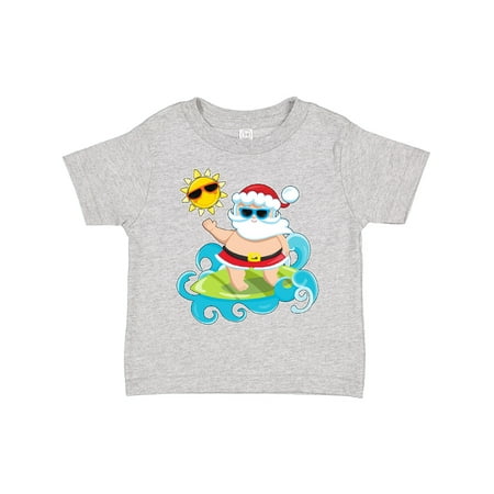 

Inktastic Surfing Santa Gift Toddler Boy or Toddler Girl T-Shirt