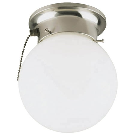 Home Impressions 6 In Flush Mount Ceiling Light Fixture With Pull Home Impressions 6 In Flush Mount Ceiling Light Fixture With Pull Chain