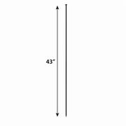 43in H Small Multi-Purpose Fence Post by Yardlink