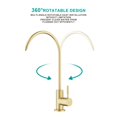 thumbnail image 2 of AULEEND Brass Reverse Osmosis Faucet, Sink Water Filter System, Suitable for Most Reverse Osmosis or Water Filtration Systems, Kitchen bar Sink Drink, 2 of 7