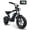 16"Black+Pump+Cable lock, variant on Electric Bike 1500W Peak, 20 Fat Tire EBike, 30MPH, 48V 15Ah, UL 2849