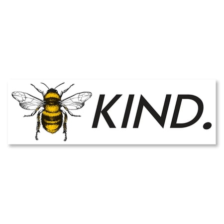 Bee Kind Sticker Decal Vinyl for Laptop Tumbler Car Notebook Window or Wall | Funny Novelty Decals