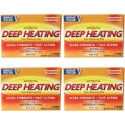 Mentholatum Ultra Strength Deep Heating Pain Relieving Rub 2 Tubes - 2 Oz