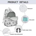thumbnail image 4 of Pawprints Argyle Backpack for School,Cute School Bag,Schoolbag with Adjustable Shoulder Straps & Padded Back,13.4"x11"x4.7", 4 of 6