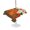 Brown, variant on Outdoor Tablecloth with Umbrella Hole for Patio/Picnic/Party/Camping, Red Gourd Waterproof Table Cloth Rectangle Table Cover Washable, Floral Modern Art Red Beige (52"x 70")