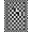 Black White, Pattern 2, variant on ODIKA 2'x3' Washable Accent Rug Retro Plaid Chess Board Style Floor Covering Mod Graphic Artwork for Bedroom, Nursery, RV, Pet Friendly, Bedside Mat