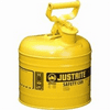 Justrite Mfg. Co. 2.5G/9.5L Safety Can Yellow