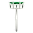thumbnail image 3 of 1.5 ct Marquise Cut Simulated Emerald Solitaire Engagement Ring for Women in 18K White Gold, 3 of 5