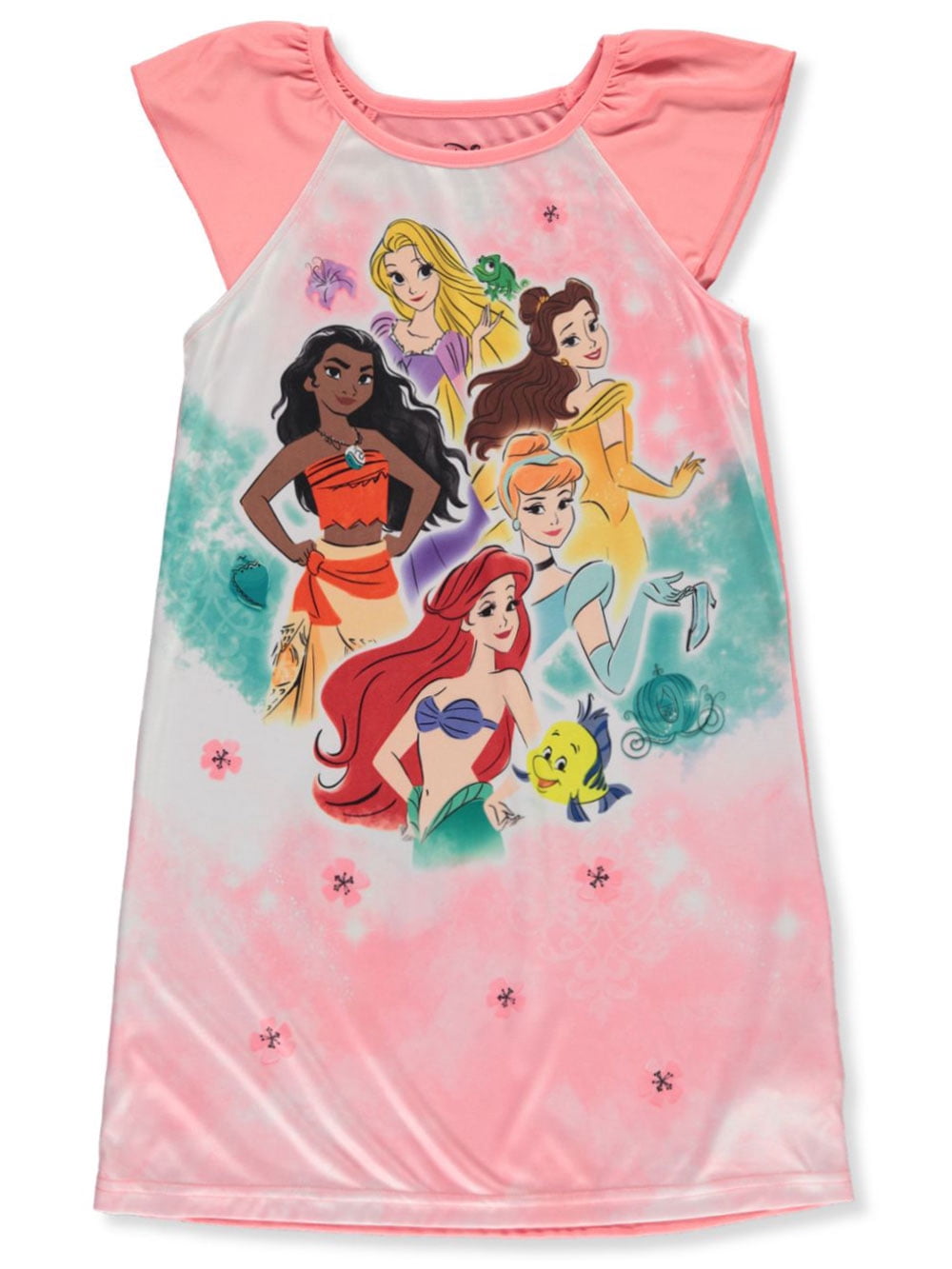Disney Princess Girls' Nightgown pink, 6 7 (Little Girls)