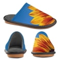thumbnail image 4 of IAUYY Memory Foam House Slippers Suitable for Both Men and Women. Comfortable, Anti-Slip Plush Flat-Bottomed Slippers The Best Holiday Gift Sunflower Petals, 4 of 9