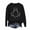 #0048-Black, variant on Halloween T Shirt for Women Long Sleeve Round Neck Boo Ghost Print Loose Sweatshirt Soft for Party