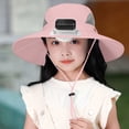 thumbnail image 4 of SAWOBUUN Kids Solar Fan Hat Boy Girl Wide Brim UV Protection Sun Hat USB and Solar Powered Fan Hat, 4 of 5
